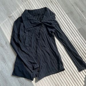 Athleta full zip Black Jacket size S